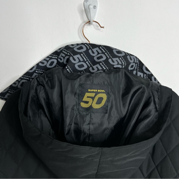NFL Super Bowl 50 Golden Anniversary Quilted Winter Coat - Picture 11 of 14